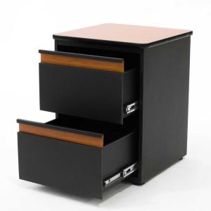 Sentinel Metal 2-Drawer Nightstand