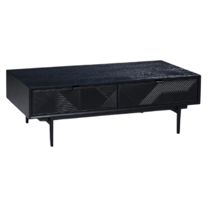 GeoLine Black Coffee Table