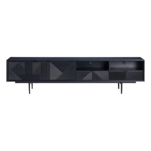 Noir Fluted TV Console