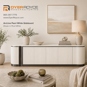 ArcLine Pearl White Sideboard