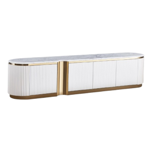 ArcLine Pearl White TV Stand