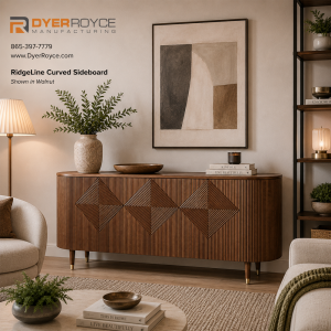 RidgeLine Curved Sideboard