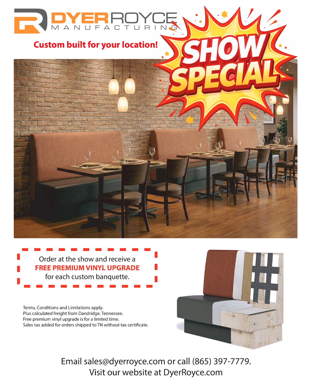 Show special Banquette Instagram post